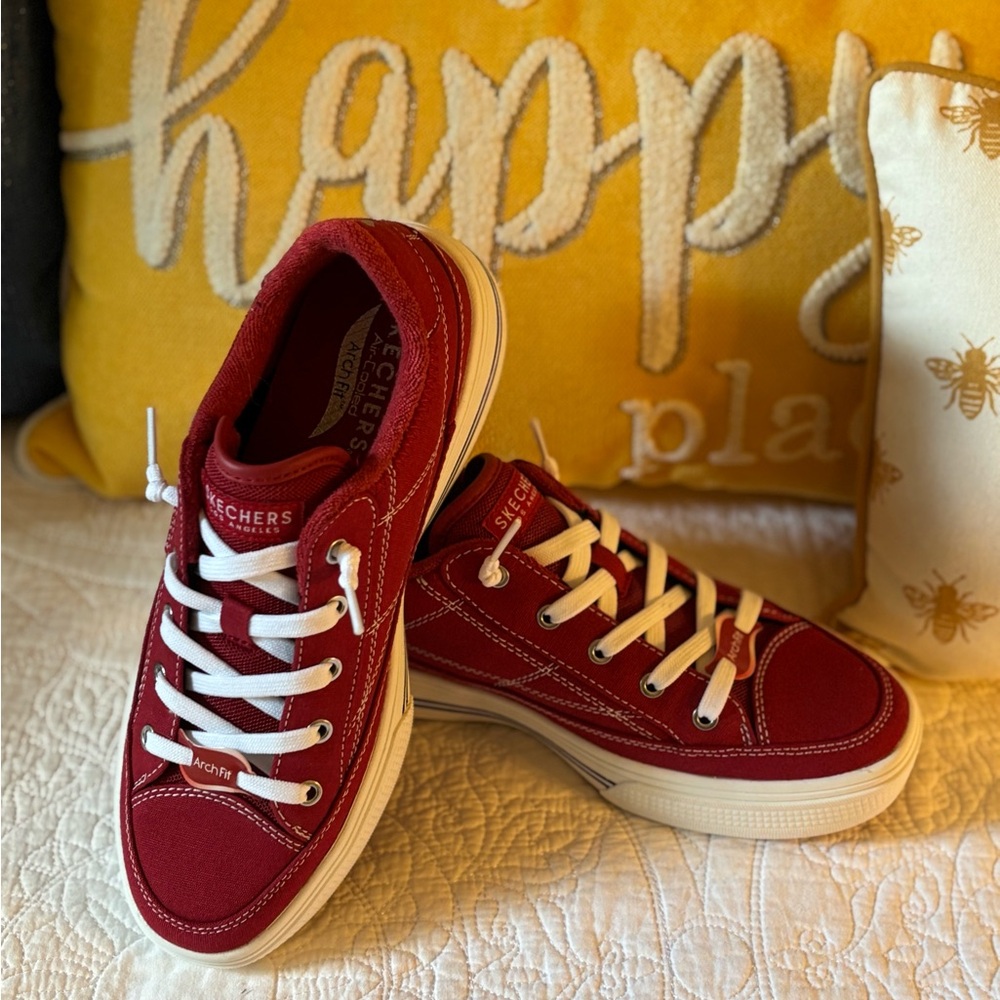 Skechers Vibrant Red Sneakers